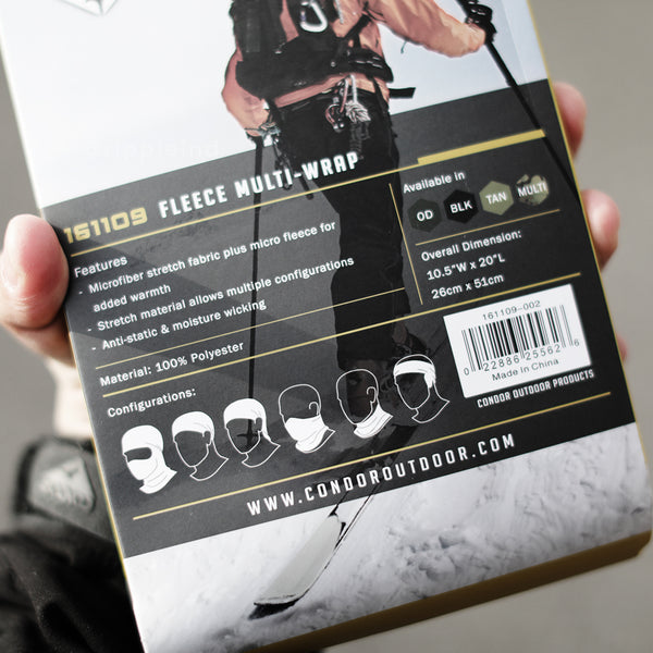 Condor Olive Drab Fleece Multi-Wrap Ripple Industries