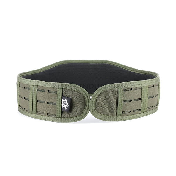 HSGI Olive LASER SLIM GRIP Slotted Padded Battle Belt Ripple Industries Ltd