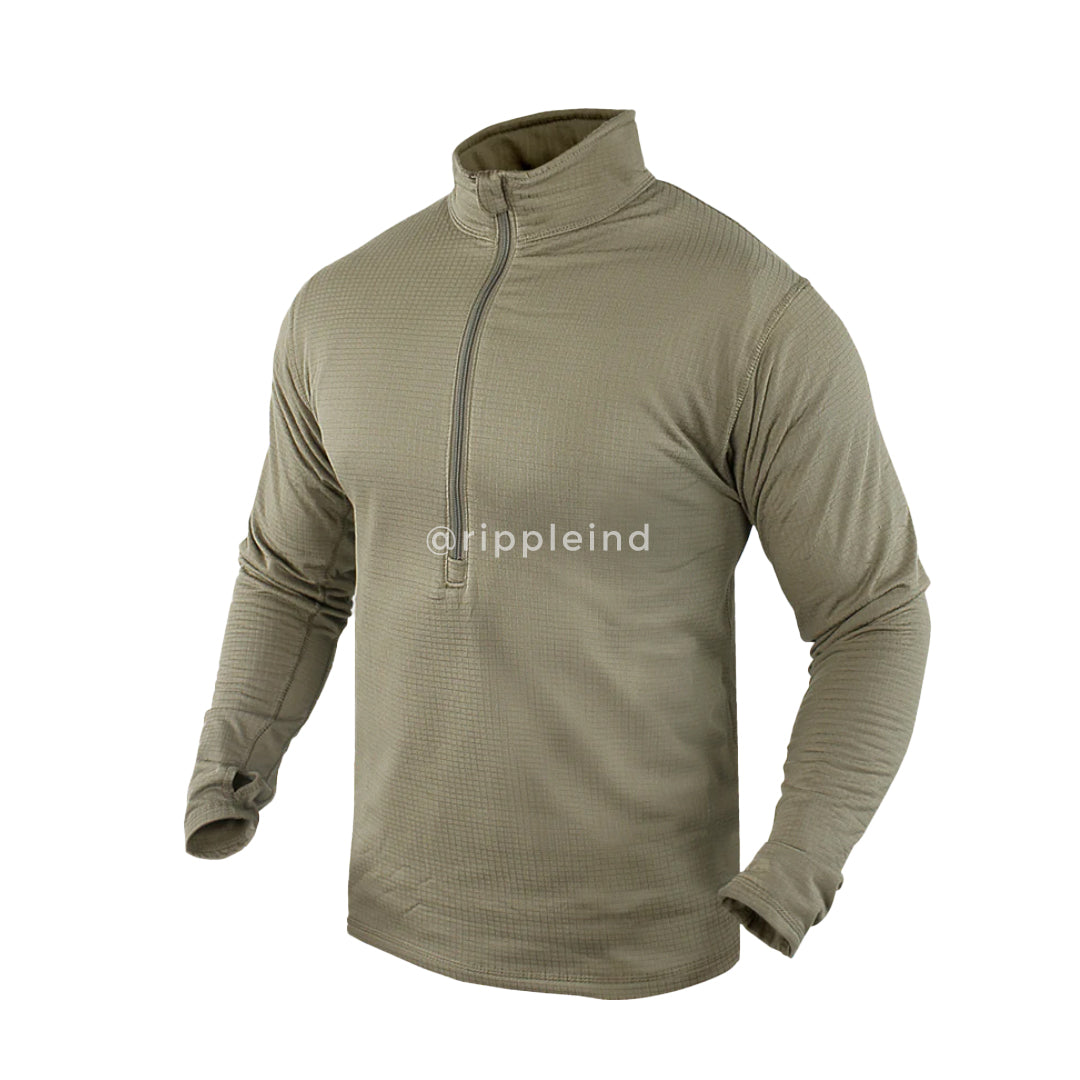 Condor - Coyote Tan - BASE II Zip Pullover - CLEARANCE