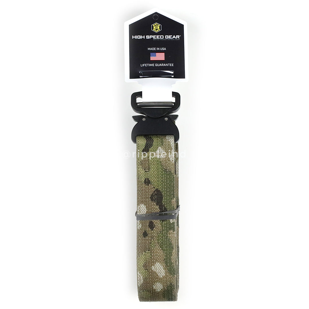 HSGI - Multicam - Cobra 1.75inch Rigger Belt w/Interior Loop - MED - No D-Ring w/Black Buckle - CLEARANCE