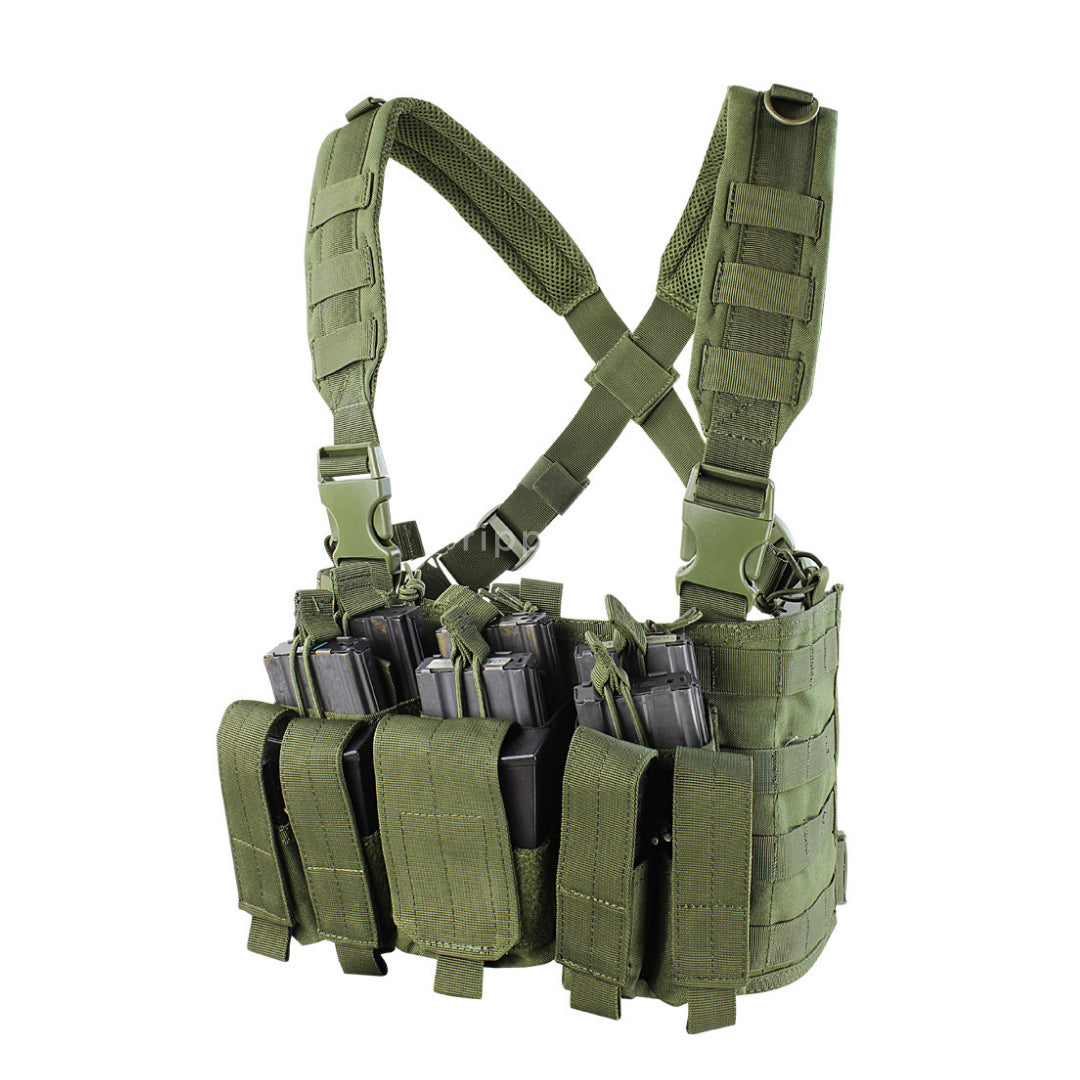 TOP Tactical Chest Rig Shoulder Bag Molle Tools Pouch Chest Recon