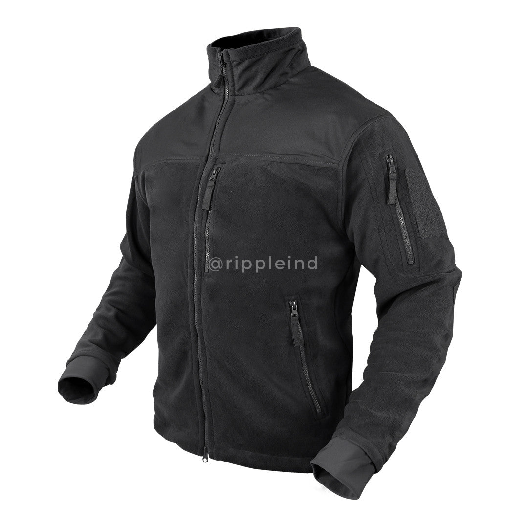 Condor - Black - ALPHA Micro Fleece Jacket - Ripple Industries Ltd.