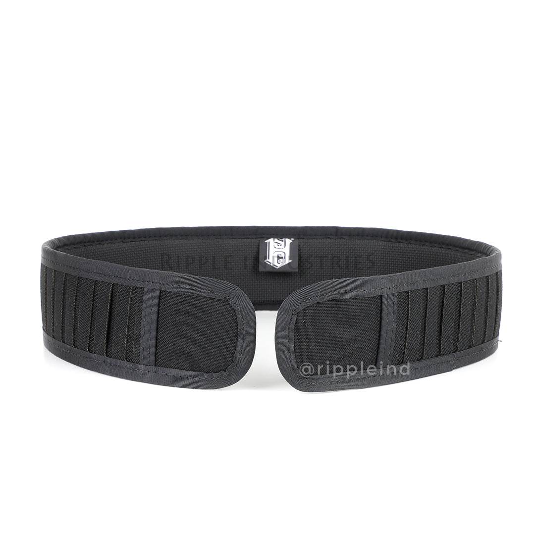 HSGI - Black - LASER Duty Grip Padded Belt - Ripple Industries Ltd.