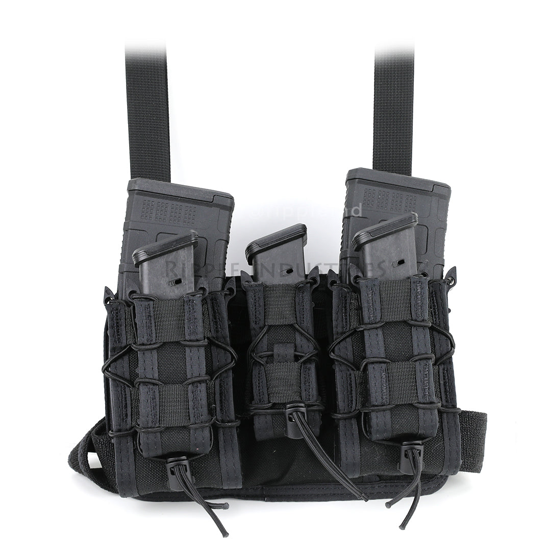 Hsgi Rifle Leg Rig HSGI - Black - Leg Rig V1 - Ripple Industries Ltd.